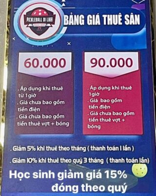 Sân Pickleball Ngọc Sơn: Địa điểm chơi Pickleball chất lượng tại huyện Di Linh, Lâm Đồng 4 Sân Pickleball Ngọc Sơn: Địa điểm chơi Pickleball chất lượng tại huyện Di Linh, Lâm Đồng