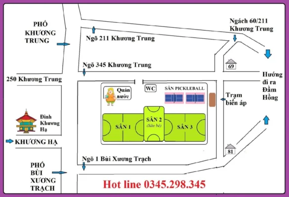 Sân Pickleball Khương Trung